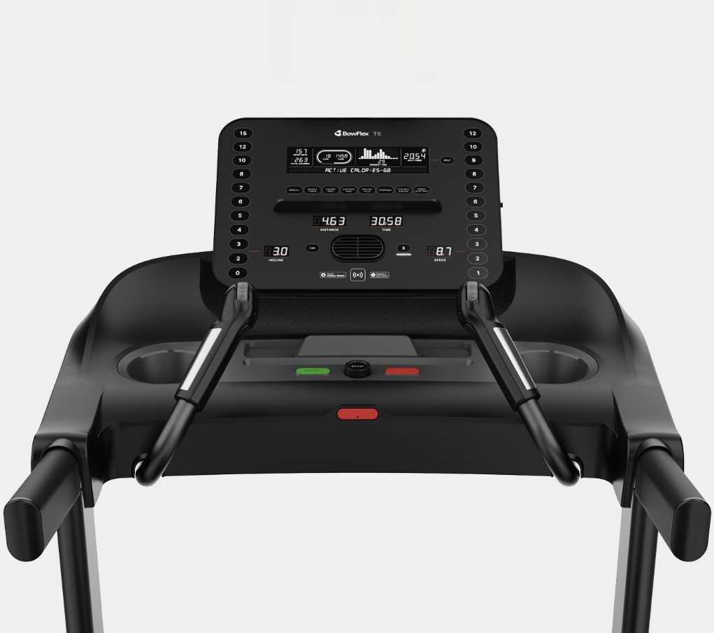 BowFlex T6 treadmill console faceplate