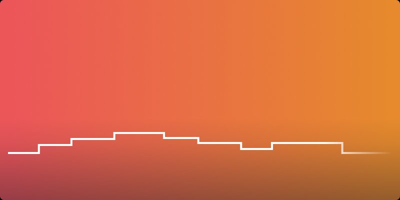 Original brickyard shown as a plain white outline of a rounded hill shape on an orange gradient, with no color or labels.